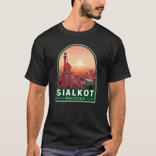 Sialkot Pakistan Reisekunst Vintag T-Shirt