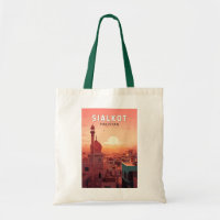 Sialkot Pakistan Reisekunst Vintag