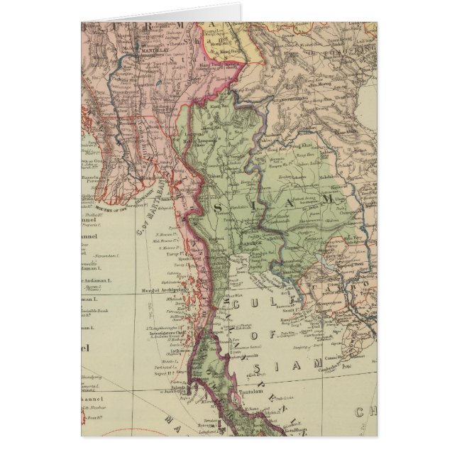 Siam, Birma und Anam (Vorne)