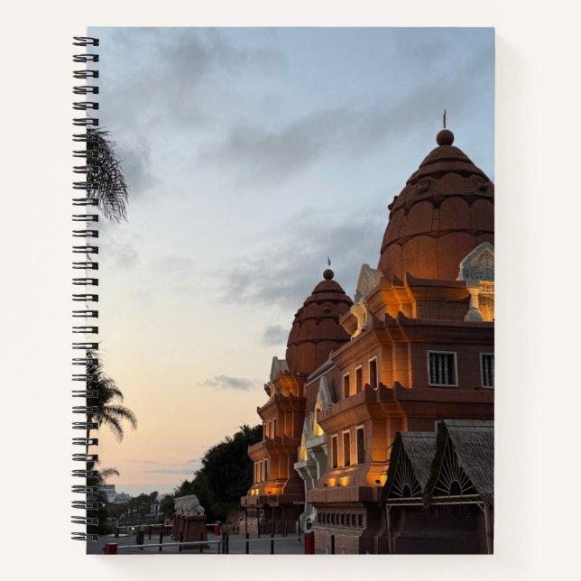 Siam Park Golden Sunset Architektur - Teneriffa Notizbuch (Vorderseite)