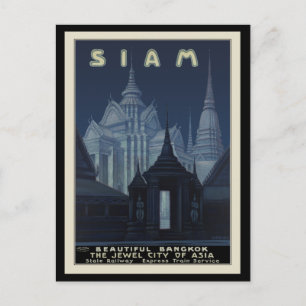 Siam Schöne Bangkok Postkarte