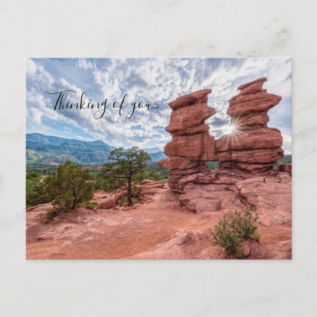 Siam Twins Colorado Sunburst Denken Sie an Sie Postkarte (Vorderseite)