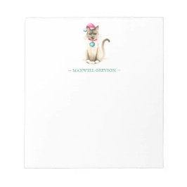 Siamese Cat Christmas Notepads Notizblock