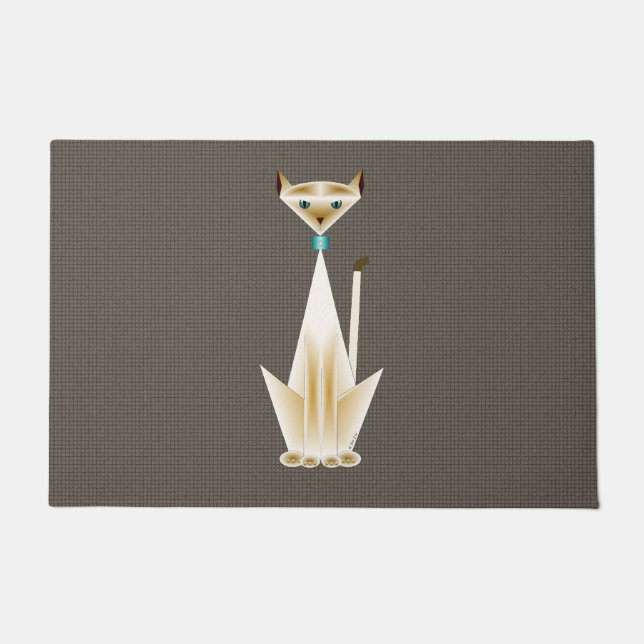 Siamese Cat Doormat Fußmatte (Vorderseite)