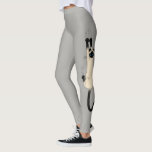 Siamese Cat hanging on | Funny Cat Lover Leggings<br><div class="desc">Siam Cat Holding mit Claws Gray Leggings. Gymnastikkurse, Yoga-Kurse oder Zuhause auf dem Sofa, das mit dem Kätzchen aufgerollt ist. Karo in Jenn's Doodle World für noch ungewöhnlichere Leggings und lustige Produkte, die diese verrückte Siamkatze zeigen. ©Jenn Kay</div>