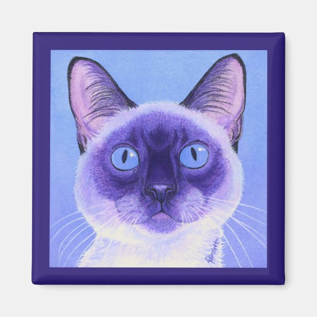 Siamese Cat Magnet (Vorne)