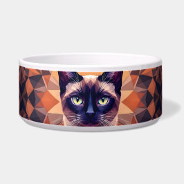 Siamese Cat Napf