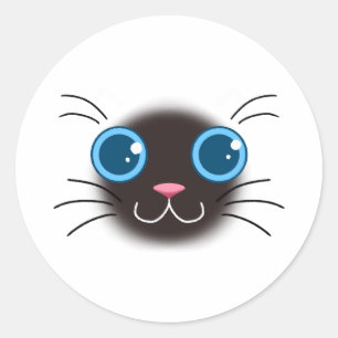 Siamese Cat Niedlich Sticker