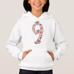 Siamese Cat Ninth Birthday For Kids Cats Hoodie<br><div class="desc">The Siamese cat for the ninth birthday. For every child who turns nine years old. Cute cats for kids 9th birthday. The cats climb to the number nine with cats paws.</div>
