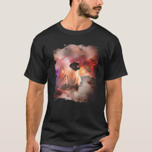 Siamese Cat Playing Piano T-Shirt