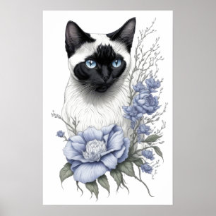 Siamese Cat Poster