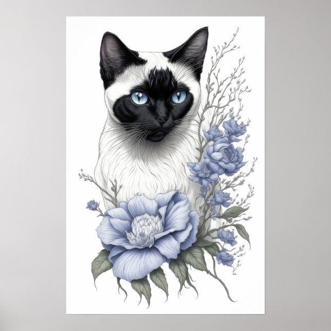 Siamese Cat Poster (Vorne)