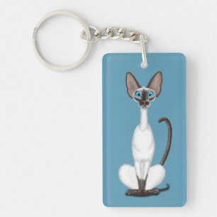 Siamese Cat Schlüsselanhänger