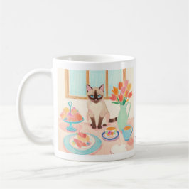 Siamese Cat & Sweat Treats Mug Kaffeetasse