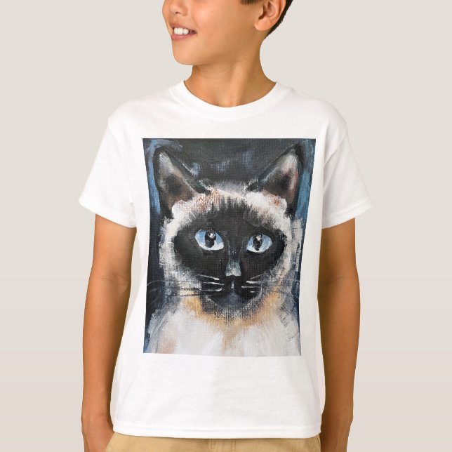 Siamese cat T-Shirt (Vorderseite)