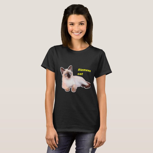 Siamese Cat T-Shirt (Vorne ganz)