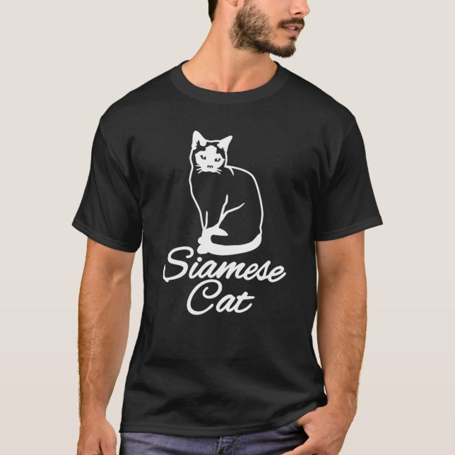 Siamese Cat T-Shirt (Vorderseite)
