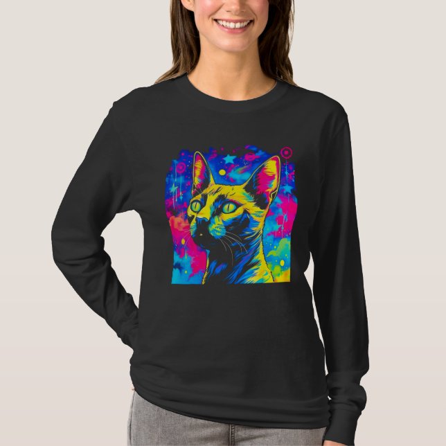 Siamese Cat   T-Shirt (Vorderseite)