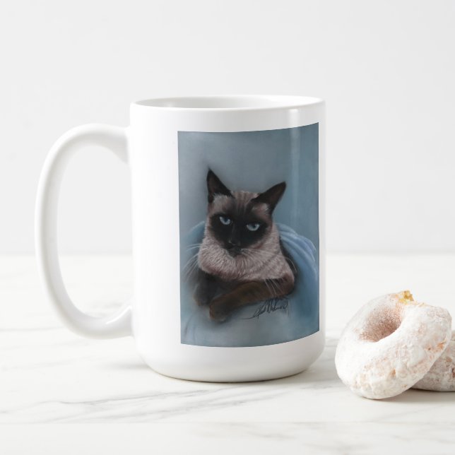 Siamese Cat Tasse (Mit Donut)