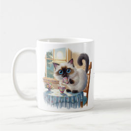 Siamese Cat & Tea Time Mug Kaffeetasse
