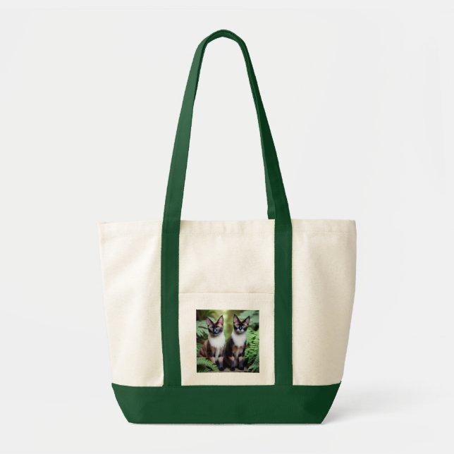 Siamese Cat Twins, Impulse Tote Bag Tragetasche (Vorne)