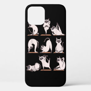 Siamese Cat Yoga T - Shirt Case-Mate iPhone Hülle