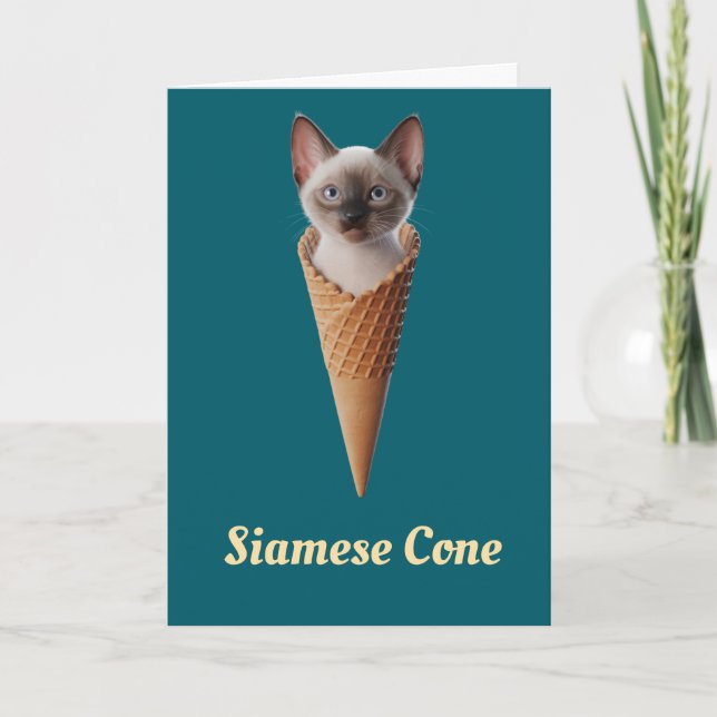 Siamese Cone Karte (Vorderseite)