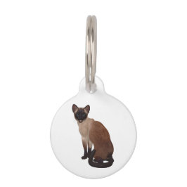 Siamese Dark Siegel Point Cat Haustiermarke