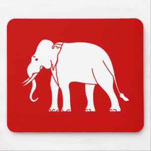 Siamese Elephant Mousepad
