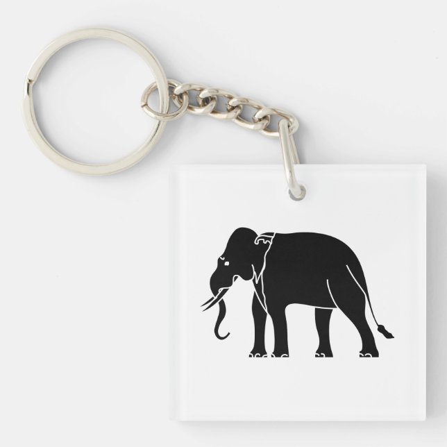 Siamese Elephant Schlüsselanhänger (Vorderseite)