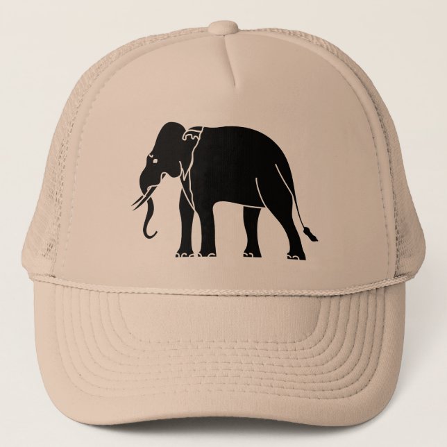 Siamese Elephant Truckerkappe (Vorderseite)
