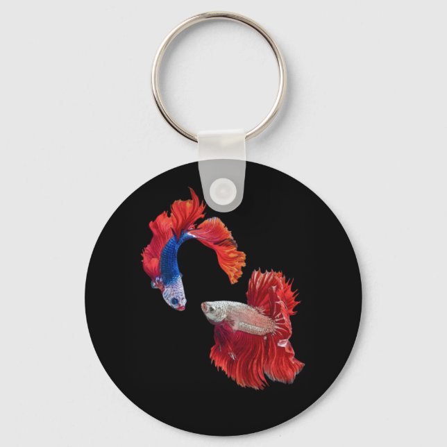Siamese Fighting Fish Schlüsselanhänger (Vorderseite)