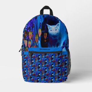Siamese Katze Abstrakt Personalisiert Bedruckter Rucksack