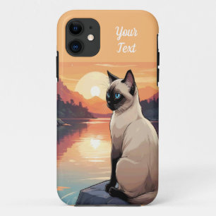 Siamese Katze am See Case-Mate iPhone Hülle