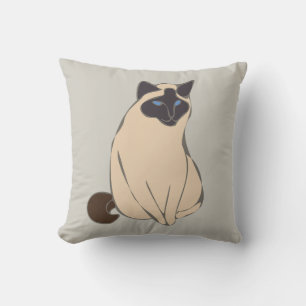 Siamese-Katzen-Wurfkissen Kissen