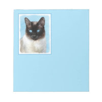 Siamese Katzenmalerei - Niedliche Original Katzenk