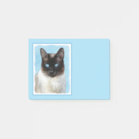 Siamese Katzenmalerei - Niedliche Original Katzenk