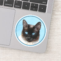 Siamese Katzenmalerei Original Tierart