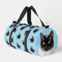 Siamese Katzenmalerei Original Tierart