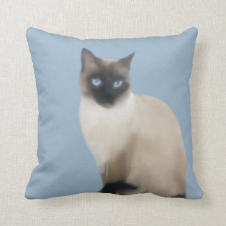 Siamese Katzenwirbel Kissen