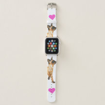 Siamese Kitten Liebe Apple Uhrenband