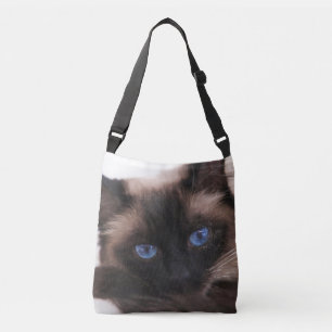 Siamese Kitten Sweetie Face Tragetaschen Mit Langen Trägern