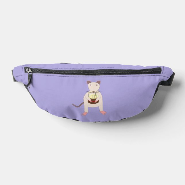 Siamese Rat mit Birthday Cake Bauchtasche (Ablage )