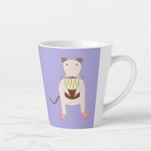 Siamese Rat mit Birthday Cake Milchtasse