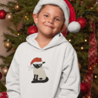 Siamese Santa Clause - Funny Christmas Pet Cat