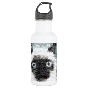 Siamesisch Edelstahlflasche