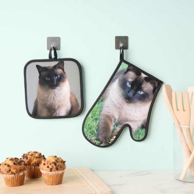 siamesisch ofenhandschuh & Topflappen-Set (Insitu (Hängend))