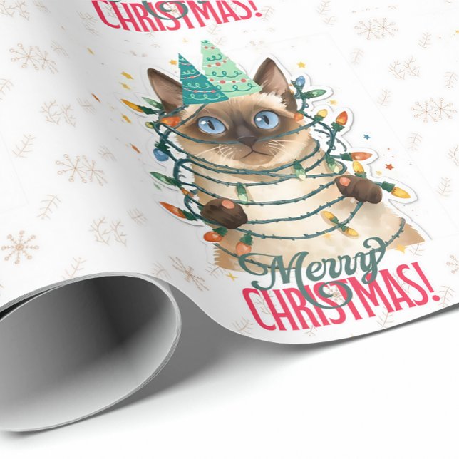 Siamesische Katze Geschenkpapier (Von Creator hochgeladen)