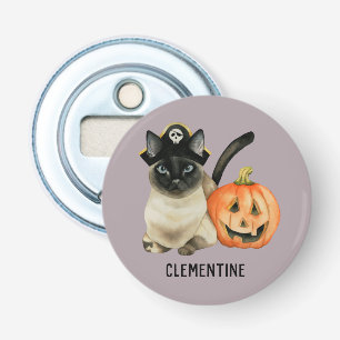 Siamesische Katze Halloweens addieren Ihren Flaschenöffner