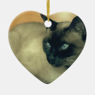 Siamesische Katze Keramikornament